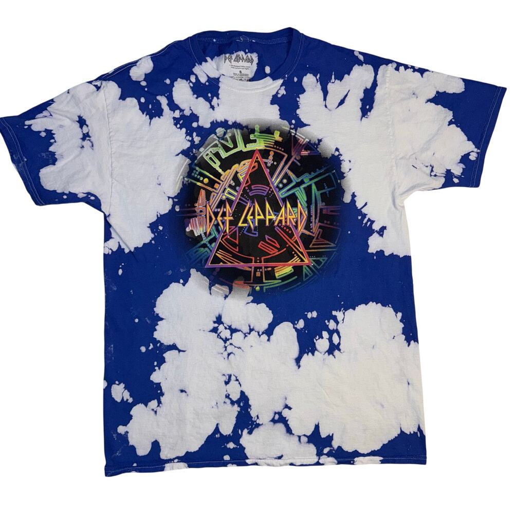 Def‎ Leppard Tie Dye Tee Oversized Small
